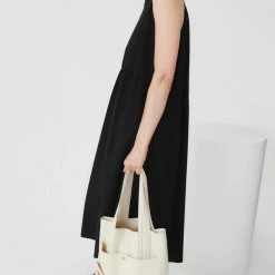 Kowtow EOS Sale* Curve Waist Dress – Black