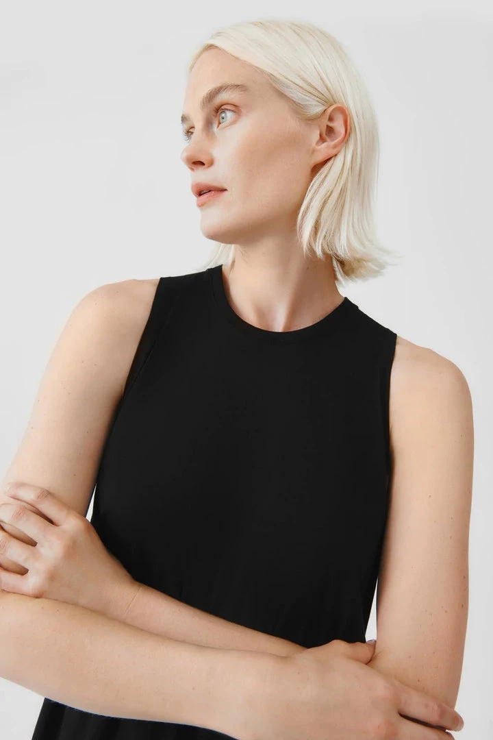 Kowtow EOS Sale* Curve Waist Dress – Black 6 Kowtow EOS Sale* Curve Waist Dress – Black
