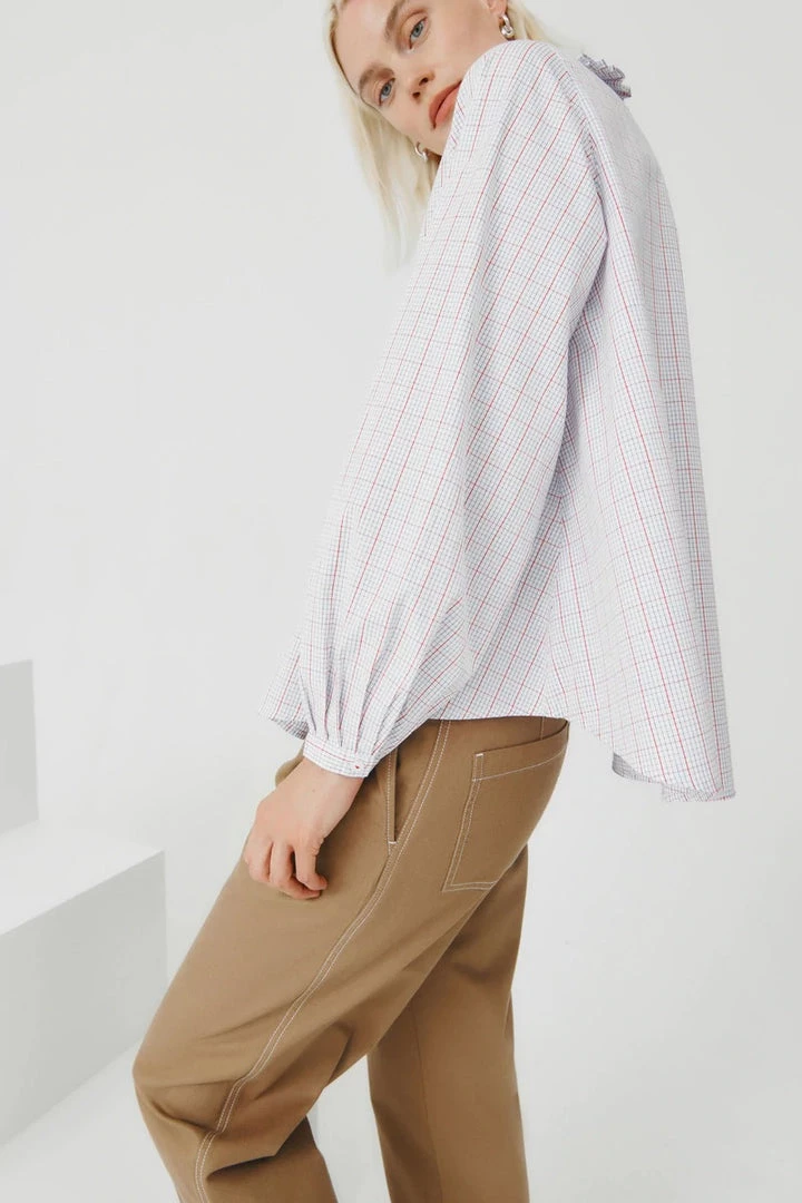 Kowtow Jules Shirt - Maths Grid EOS Sale* 5 Kowtow Jules Shirt - Maths Grid EOS Sale*
