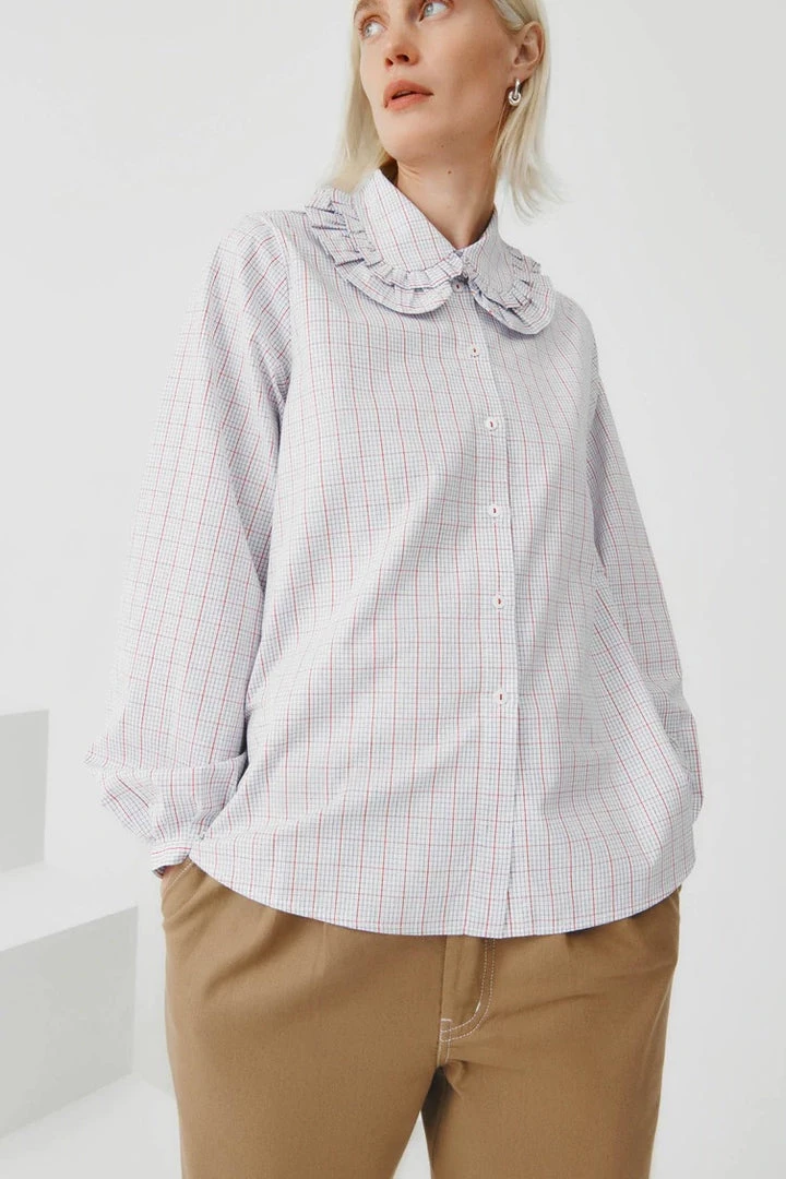Kowtow Jules Shirt - Maths Grid EOS Sale* 3 Kowtow Jules Shirt - Maths Grid EOS Sale*