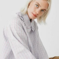 Kowtow Jules Shirt - Maths Grid EOS Sale* 12 Kowtow Jules Shirt - Maths Grid EOS Sale*