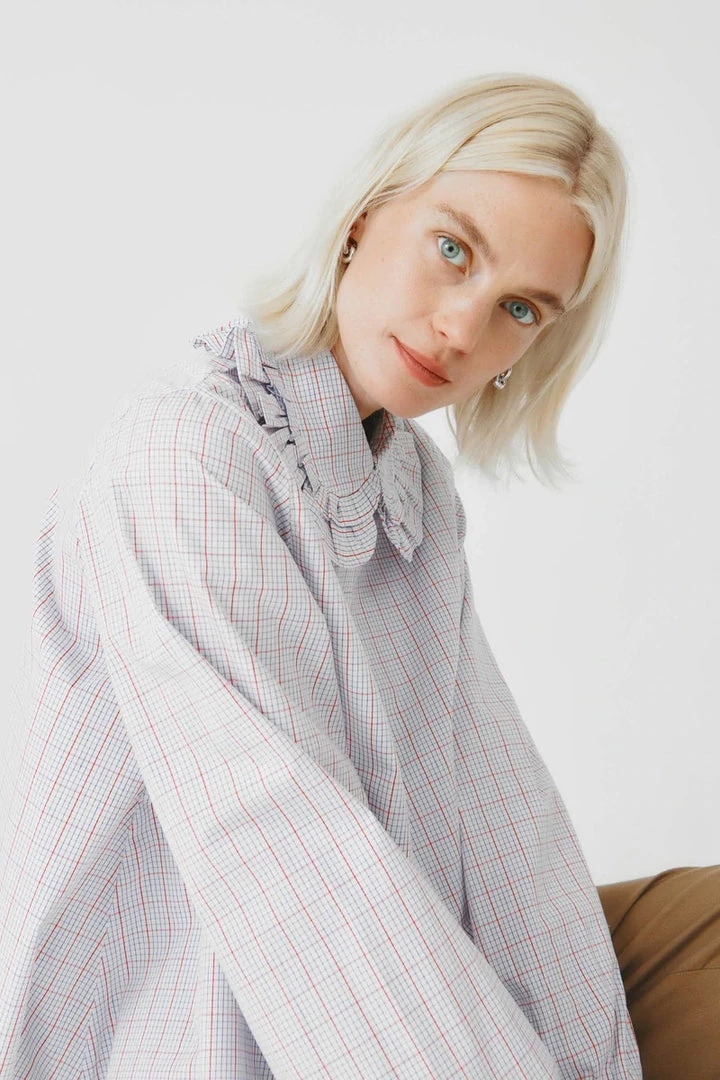 Kowtow Jules Shirt - Maths Grid EOS Sale* 6 Kowtow Jules Shirt - Maths Grid EOS Sale*