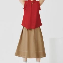 Kowtow Kiki Top - Red EOS Sale*