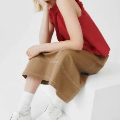 Kowtow Kiki Top - Red EOS Sale*