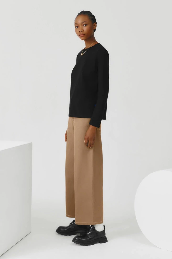 Kowtow Long Sleeve Top - Black EOS Sale* 2 Kowtow Long Sleeve Top - Black EOS Sale*