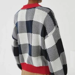 Kowtow EOS Sale* Otti Jumper - Indigo Check