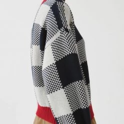 Kowtow EOS Sale* Otti Jumper - Indigo Check