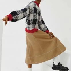 Kowtow EOS Sale* Otti Jumper - Indigo Check