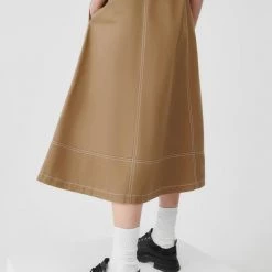 Kowtow EOS Sale* Triangle Skirt - Earth Denim
