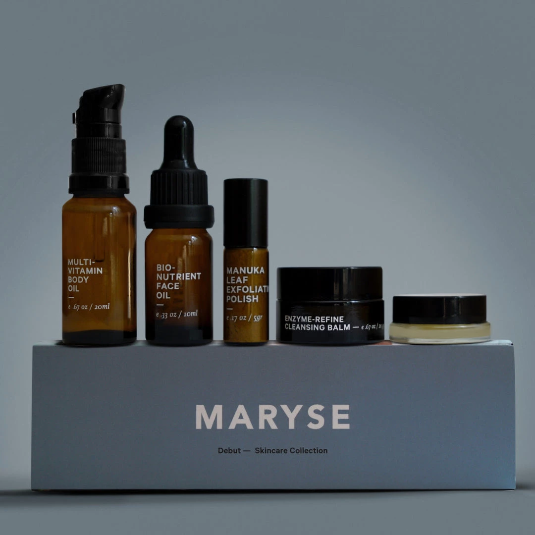 MARYSE Debut Gift Set – Face Oil • Body Oil • Polish • Cleansing • Balm 2 MARYSE Debut Gift Set – Face Oil • Body Oil • Polish • Cleansing • Balm