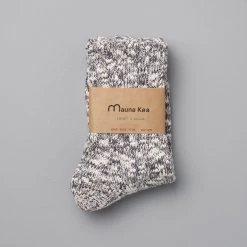 Mauna Kea Japanese Slub Socks – Grey Wardrobe