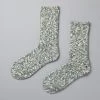 Mauna Kea Japanese Slub Socks – Basil-multi