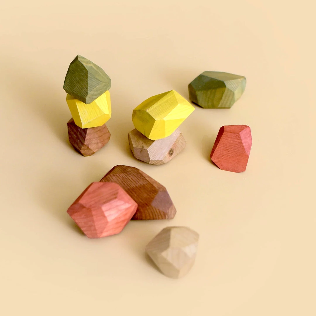 MinMin Copenhagen Balancing Stones - Earthy Baby+Child 5 MinMin Copenhagen Balancing Stones - Earthy Baby+Child