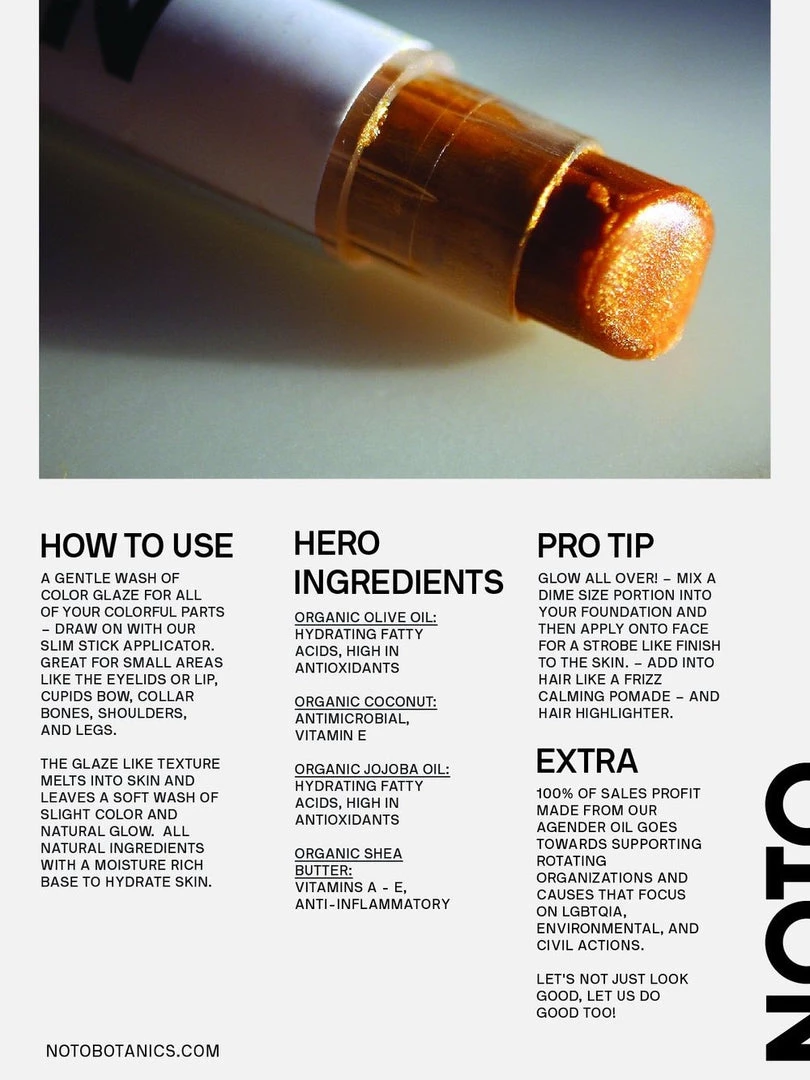 NOTO Gold Glow Stick EOS Sale* 5 NOTO Gold Glow Stick EOS Sale*