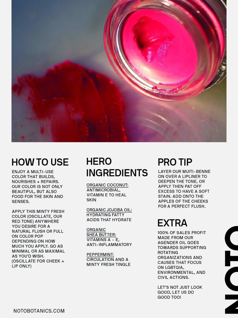 NOTO Multi-Bene Stain Stick – Oscillate Bathroom 8 NOTO Multi-Bene Stain Stick – Oscillate Bathroom