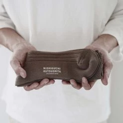 Nishiguchi Kutsushita Wardrobe Praha Cotton Socks – Chocolate Milk