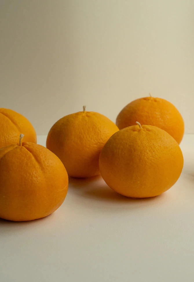 Nonna's Grocer Living Mandarin Candle – Large 2 Nonna's Grocer Living Mandarin Candle – Large