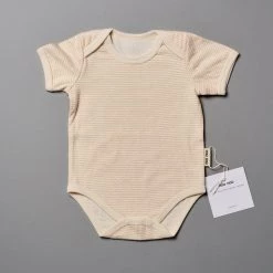Noo Noo Baby+Child Organic Short Sleeve Onesie - Stripe