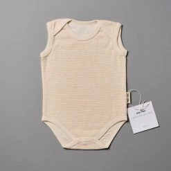 Noo Noo Organic Singlet Onesie - Stripe Baby+Child