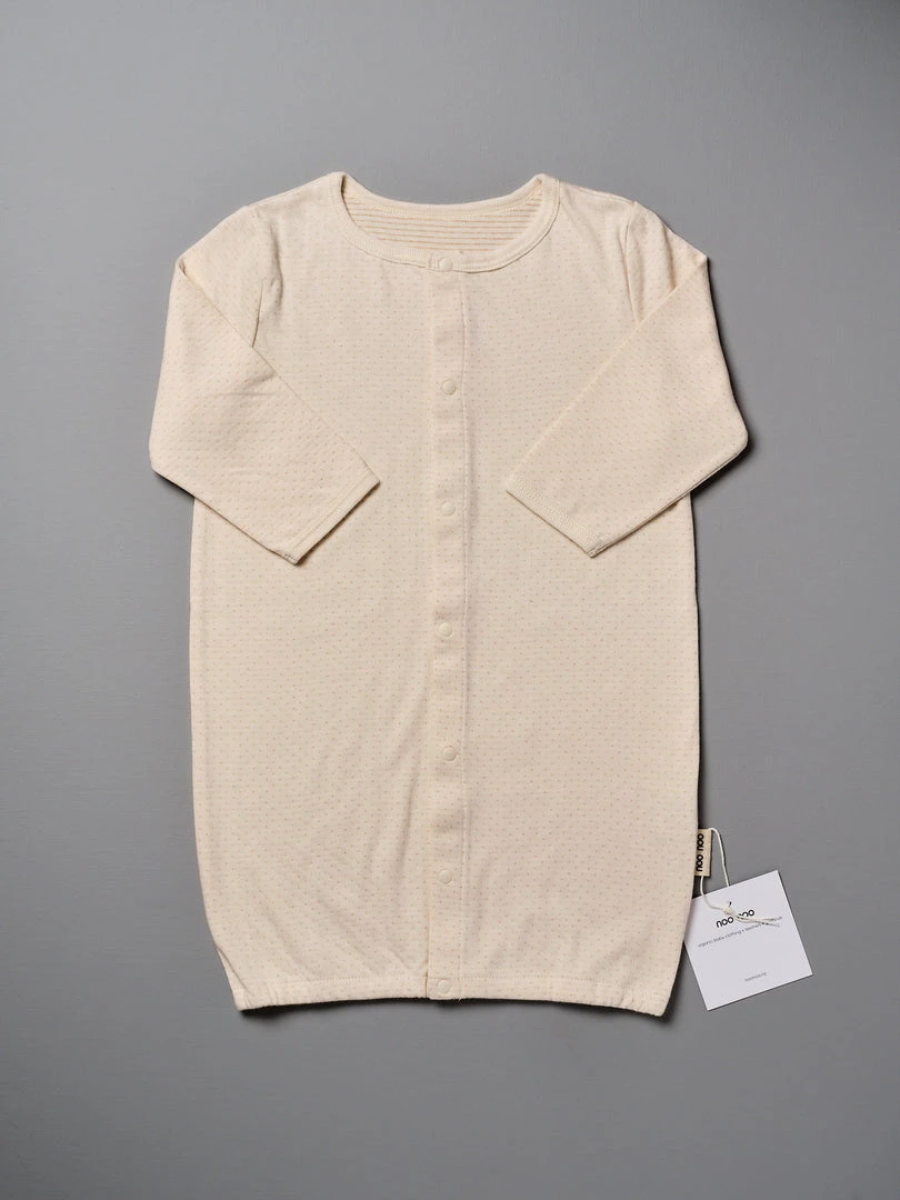 Noo Noo Organic Sleeping Gown - Spot Baby+Child 1 Noo Noo Organic Sleeping Gown - Spot Baby+Child