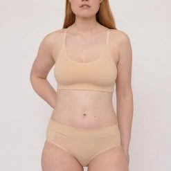 Organic Basics Organic Cotton Basic Bra – Oak