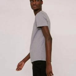 Organic Basics Organic Cotton Tee - Grey Melange Wardrobe