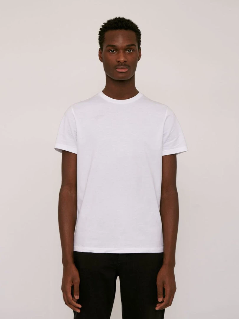 Organic Basics Wardrobe Organic Cotton Tee - White 1 Organic Basics Wardrobe Organic Cotton Tee - White