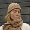 Organic Basics Wardrobe Recycled Cashmere Scarf – Camel