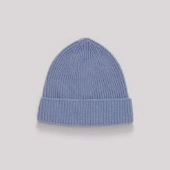 Organic Basics Wardrobe Recycled Wool Beanie– Light Blue