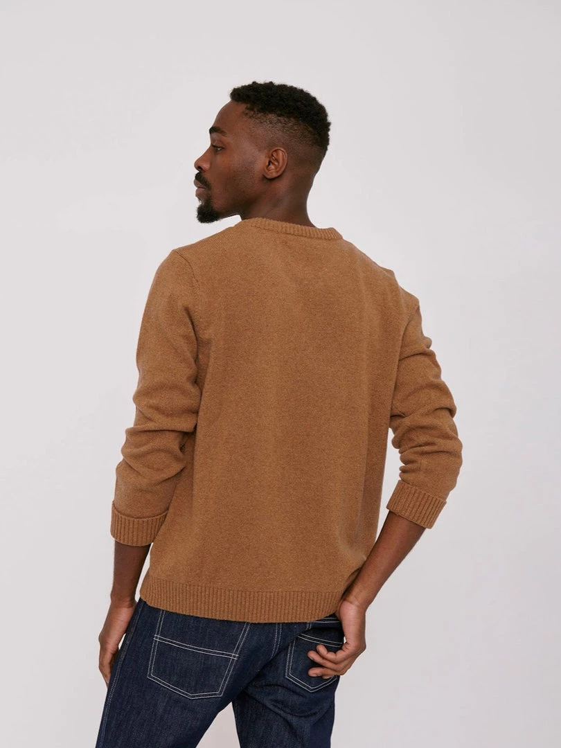 Organic Basics Recycled Wool Jumper – Camel 1 Organic Basics Recycled Wool Jumper – Camel