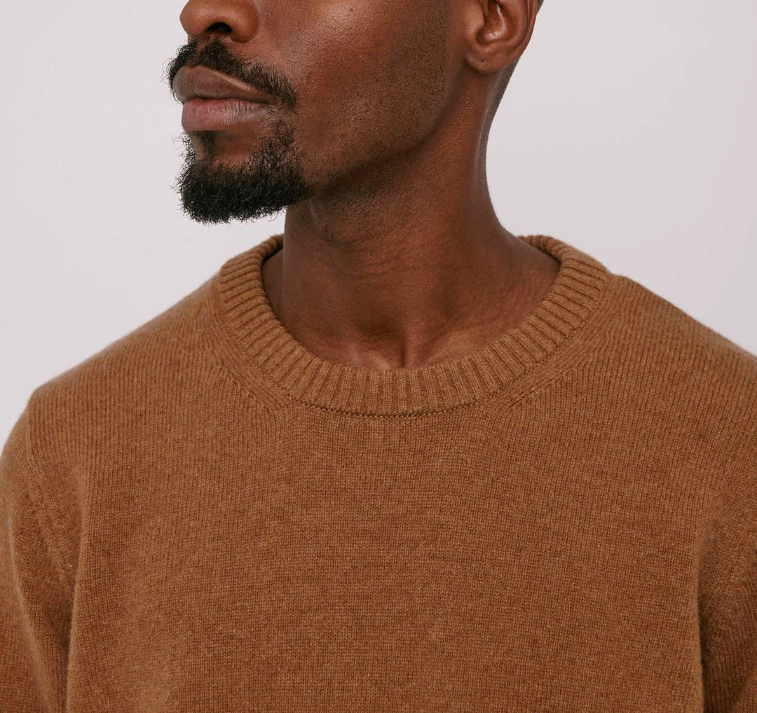 Organic Basics Recycled Wool Jumper – Camel 2 Organic Basics Recycled Wool Jumper – Camel