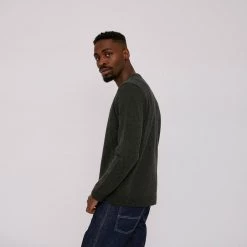 Organic Basics Recycled Wool Knit Jumper – Charcoal Melange