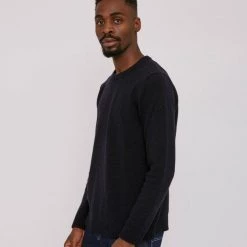 Organic Basics Recycled Wool Knit Jumper – Navy