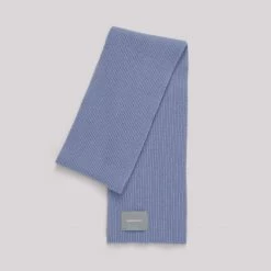 Organic Basics Recycled Wool Scarf – Light Blue Wardrobe 6 Organic Basics Recycled Wool Scarf – Light Blue Wardrobe