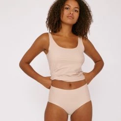 Organic Basics Invisible Cheeky High-Rise Briefs (2-pack) – Rose Nude EOS Sale*