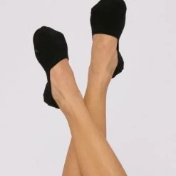 Organic Basics Organic Cotton No-Show Socks (2-pack) – Black Wardrobe