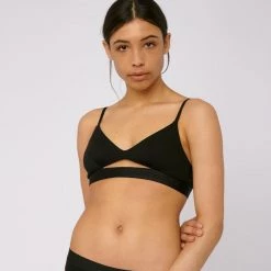 Organic Basics Wardrobe TENCEL™ Lite Bralette – Black