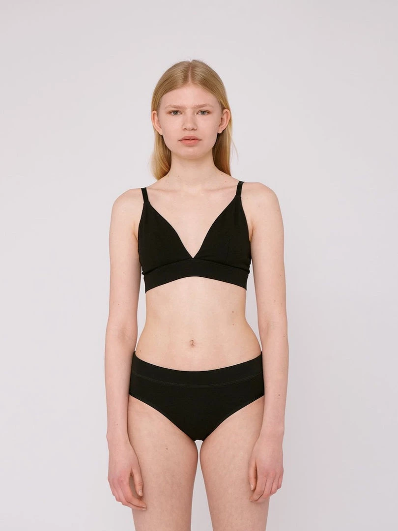 Organic Basics Organic Cotton Bikini Briefs (2-pack) – Black Wardrobe