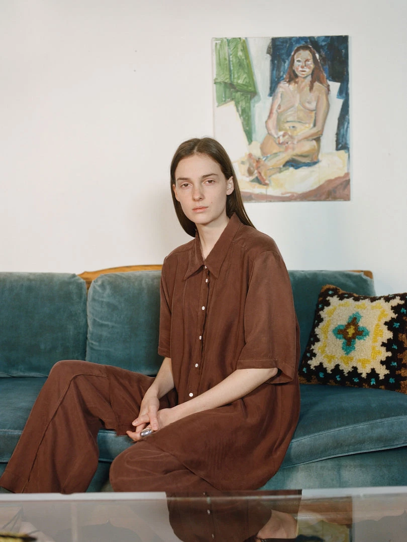 OVNA OVICH EOS Sale* Painters Shirt – Chestnut 1 OVNA OVICH EOS Sale* Painters Shirt – Chestnut