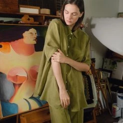 OVNA OVICH Painters Shirt – Grass