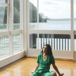 OVNA OVICH EOS Sale* Frolic Dress - Emerald