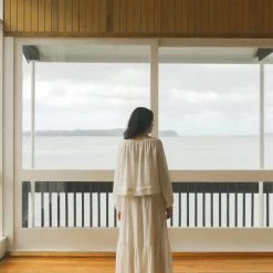 OVNA OVICH EOS Sale* Isadora Blouse - Ice White Tencel 7 OVNA OVICH EOS Sale* Isadora Blouse - Ice White Tencel