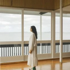 OVNA OVICH EOS Sale* Isadora Blouse - Ice White Tencel 8 OVNA OVICH EOS Sale* Isadora Blouse - Ice White Tencel