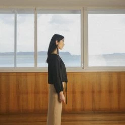 OVNA OVICH EOS Sale* Isadora Blouse - Midnight Black Tencel 8 OVNA OVICH EOS Sale* Isadora Blouse - Midnight Black Tencel