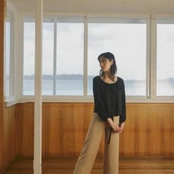 OVNA OVICH EOS Sale* Isadora Blouse - Midnight Black Tencel 9 OVNA OVICH EOS Sale* Isadora Blouse - Midnight Black Tencel