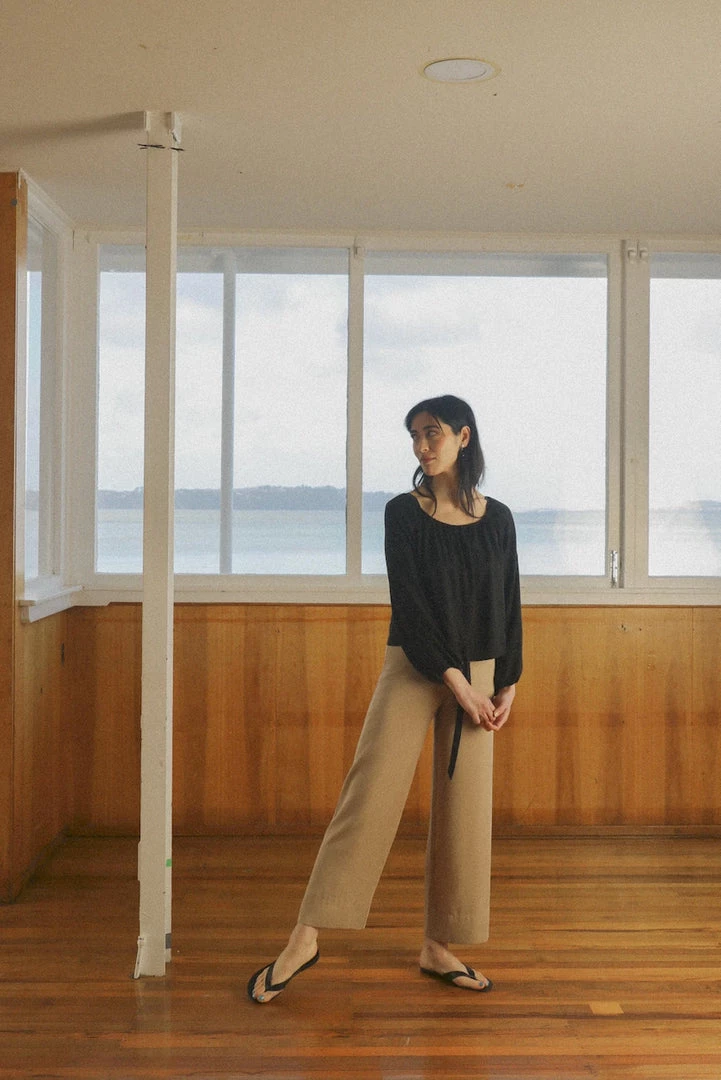 OVNA OVICH EOS Sale* Isadora Blouse - Midnight Black Tencel 4 OVNA OVICH EOS Sale* Isadora Blouse - Midnight Black Tencel