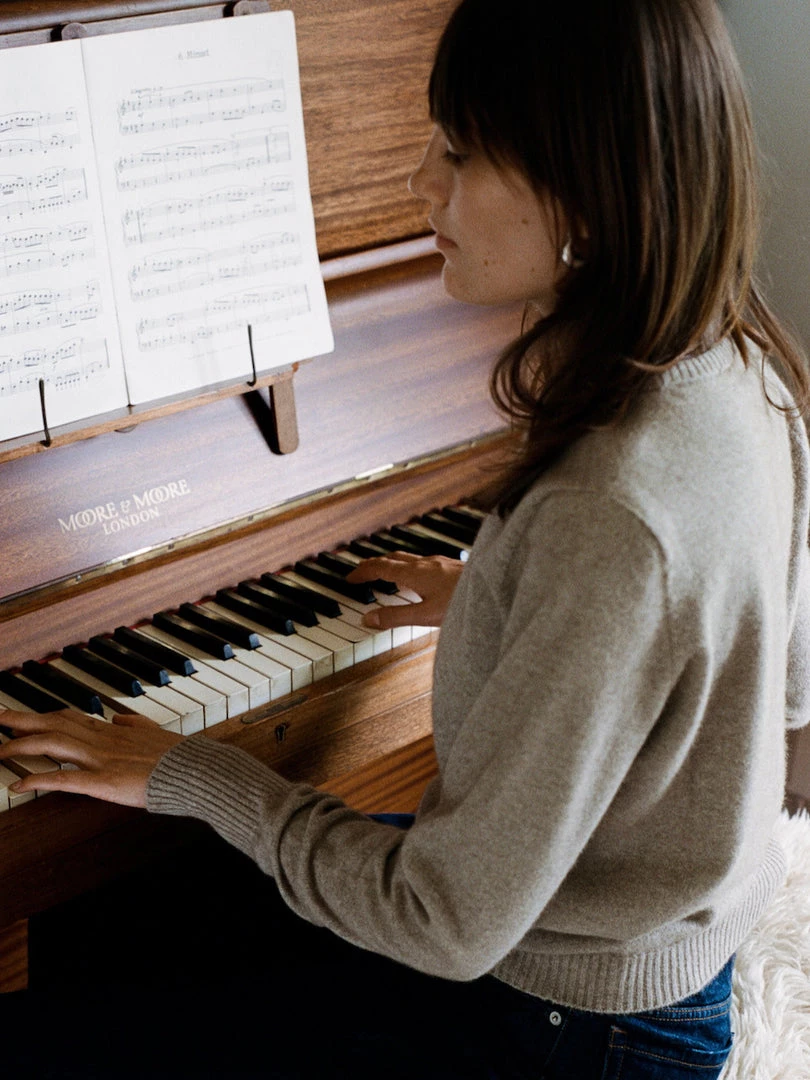 OVNA OVICH Kom Jumper – Natural Possum Merino EOS Sale* 1 OVNA OVICH Kom Jumper – Natural Possum Merino EOS Sale*