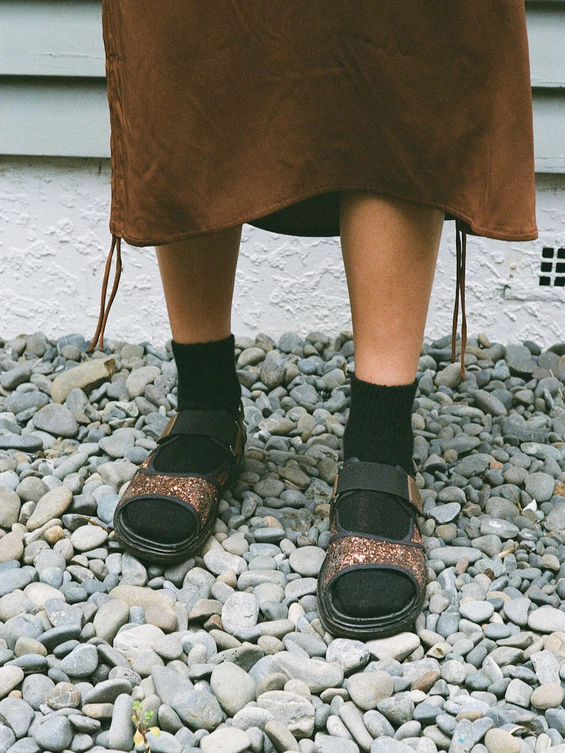 OVNA OVICH Wardrobe Oski Socks - Onyx Possum Merino 1 OVNA OVICH Wardrobe Oski Socks - Onyx Possum Merino