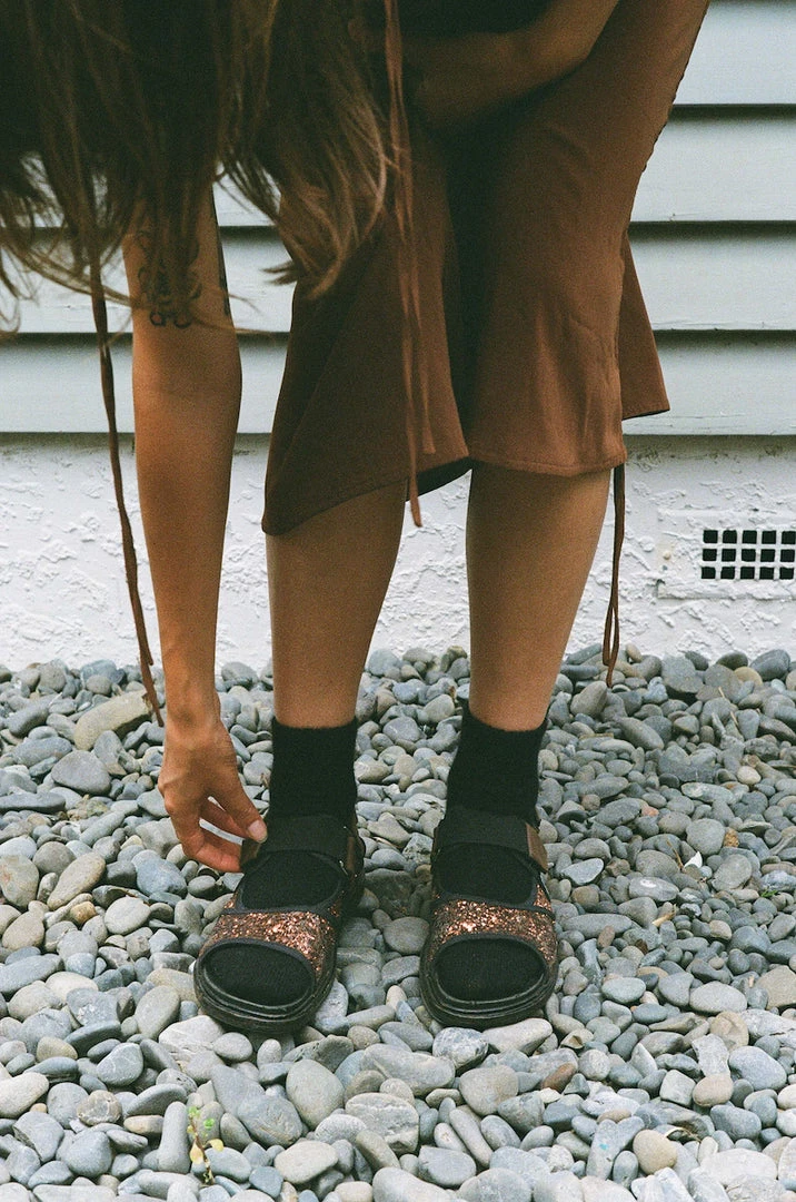 OVNA OVICH Wardrobe Oski Socks - Onyx Possum Merino 2 OVNA OVICH Wardrobe Oski Socks - Onyx Possum Merino