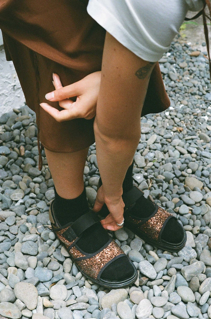 OVNA OVICH Wardrobe Oski Socks - Onyx Possum Merino 3 OVNA OVICH Wardrobe Oski Socks - Onyx Possum Merino